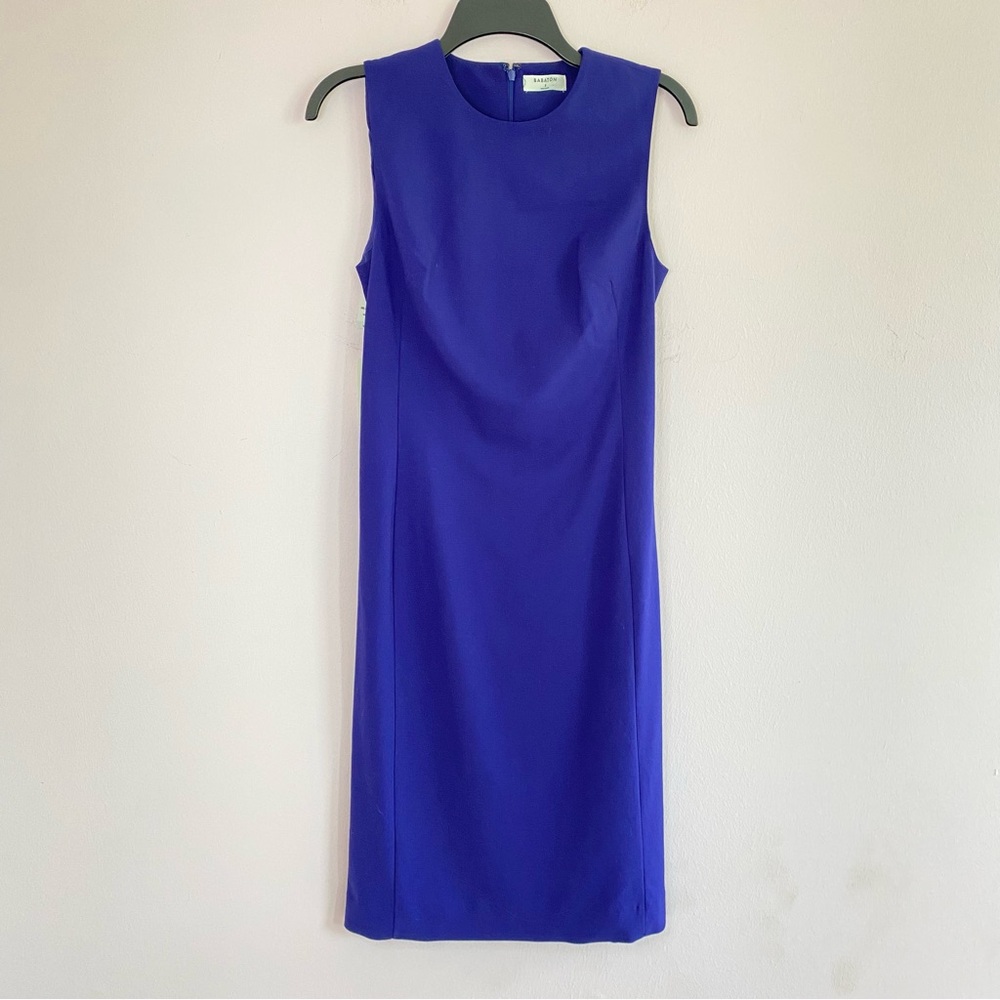 NEW Aritzia Babaton Miles Indigo Classy Wool Shift Dress size 2